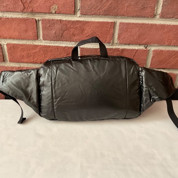 Supreme Black Waist Sling Crossbody Bag Cordura Fabric Reflective Text - Picture 8 of 15